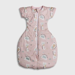 Tender Υπνόσακος Φθινόπωρο-Άνοιξη Swaddle Arms Up Transition Dino Ροζ 1.0 Tog