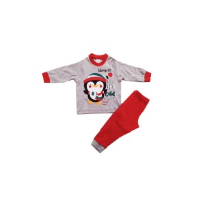 Βαμβακερή Πυζάμα Χειμερινή Με Τύπωμα Baby It's Cold Pretty Baby Βαμβακερή Πυζάμα Χειμερινή Με Τύπωμα Baby It's Cold Pretty Baby