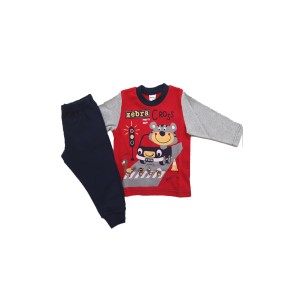 Βαμβακερή Πυζάμα Χειμερινή Με Τύπωμα Cross Pretty Baby Βαμβακερή Πυζάμα Χειμερινή Με Τύπωμα Cross Pretty Baby