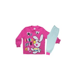 Βαμβακερή Πυζάμα Χειμερινή Με Τύπωμα Little Friend Pretty Baby Βαμβακερή Πυζάμα Χειμερινή Με Τύπωμα Little Friend Pretty Baby