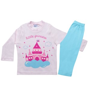 Βαμβακερή Πυζάμα Χειμερινή Με Τύπωμα Princess Pretty Baby Βαμβακερή Πυζάμα Χειμερινή Με Τύπωμα Princess Pretty Baby