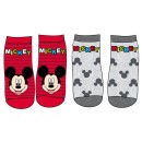Βρεφικά Καλτσάκια Mickey Mouse σετ 2 τμχ σε διαφορετικά σχέδια-Disney Baby