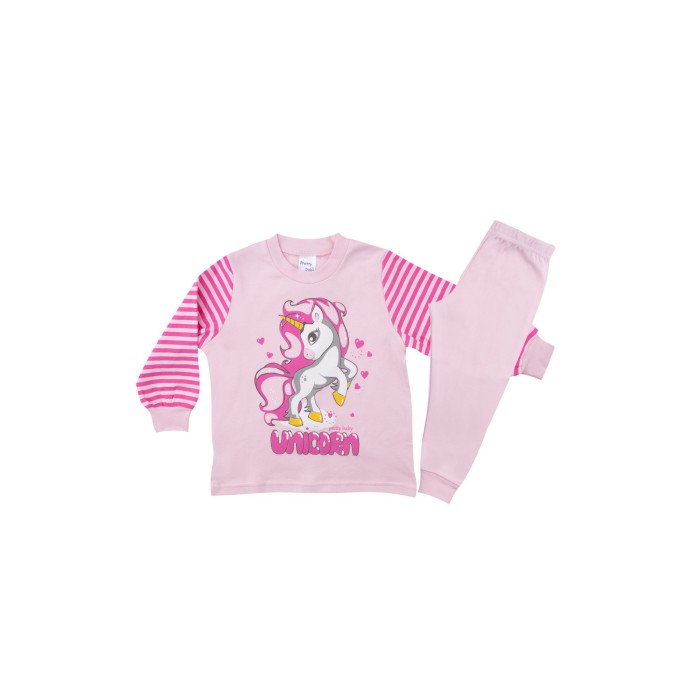 Βρεφική Πυζάμα βαμβακερή για Κορίτσι Unicorn Pretty baby
