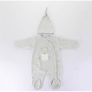 Βρεφικό Φορμάκι Βελουτέ Μέντα Bebelinna Βρεφικό Φορμάκι Βελουτέ Μέντα Bebelinna