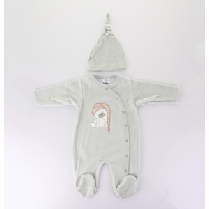 Βρεφικό Φορμάκι Βελουτέ Μέντα Bebelinna Βρεφικό Φορμάκι Βελουτέ Μέντα Bebelinna