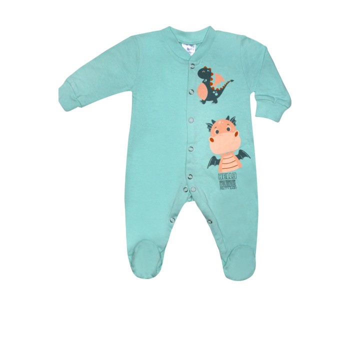 Βρεφικό Βαμβακερό Φορμάκι Baby Dragons Pretty Baby