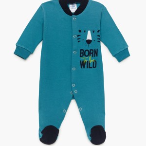 Βρεφικό Βαμβακερό Φορμάκι Χειμερινό Born To Be Wild Pretty Baby