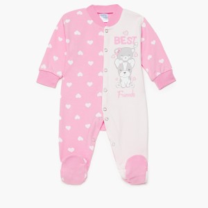 Βρεφικό Βαμβακερό Φορμάκι Χειμερινό Friends Pretty Baby