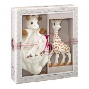 Sophie la girafe Σετ δώρου με πανάκι παρηγοριάς