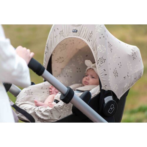 Dooky Ηλιοπροστασία με UPF40+ για κάθισμα αυτοκινήτου 0+ Romantic Leaves Μπεζ Dooky Ηλιοπροστασία με UPF40+ για κάθισμα αυτοκινήτου 0+ Romantic Leaves Μπεζ