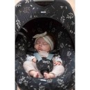 Dooky Μαξιλαράκια ζώνης Romantic Leaves Μαύρο