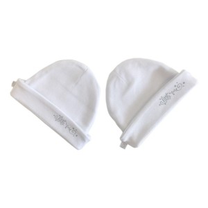 Σετ σκουφάκια FUNNA BABY Little Star, χρώμα λευκό Σετ σκουφάκια FUNNA BABY Little Star, χρώμα λευκό