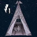 BabyBliss: Μεγάλη υφασμάτινη σκηνή με παχύ στρώμα και 2 μαξιλαράκια "Go to the Sound of Thunder" BabyBliss: Μεγάλη υφασμάτινη σκηνή με παχύ στρώμα και 2 μαξιλαράκια "Go to the Sound of Thunder"