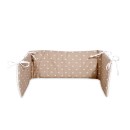 Προστατευτική Πάντα Κούνιας Κορώνες Latte Lorelli