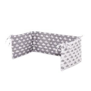 Προστατευτική Πάντα Κούνιας Clouds Grey Lorelli