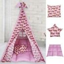 BabyBliss: Μεγάλη υφασμάτινη σκηνή με παχύ στρώμα και 2 μαξιλαράκια "Spots Tell Tales Of The Leopard" BabyBliss: Μεγάλη υφασμάτινη σκηνή με παχύ στρώμα και 2 μαξιλαράκια "Spots Tell Tales Of The Leopard"