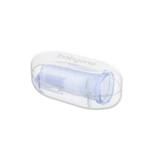 BabyOno: Δαχτυλική οδοντόβουρτσα Μπλέ BabyOno: Δαχτυλική οδοντόβουρτσα Μπλέ