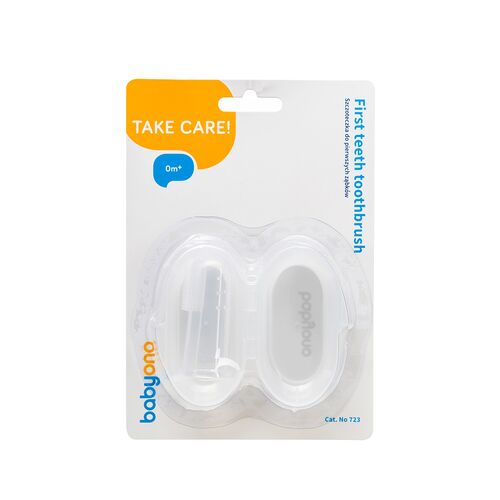 BabyOno: Δαχτυλική οδοντόβουρτσα Μπλέ BabyOno: Δαχτυλική οδοντόβουρτσα Μπλέ