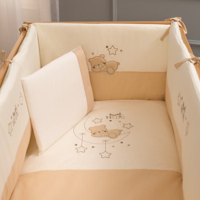 Σετ προίκας μωρού 6 τεμαχίων FUNNA BABY Sweet Dreams Μπεζ
