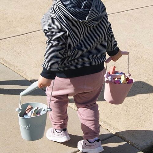 Scrunch Κουβαδάκι από ανακυκλώσιμη σιλικόνη Solid Black Scrunch Κουβαδάκι από ανακυκλώσιμη σιλικόνη Solid Black