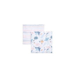 Μουσελίνες 2τμχ FUNNA BABY Atlantico 90x90 Μουσελίνες 2τμχ FUNNA BABY Atlantico 90x90