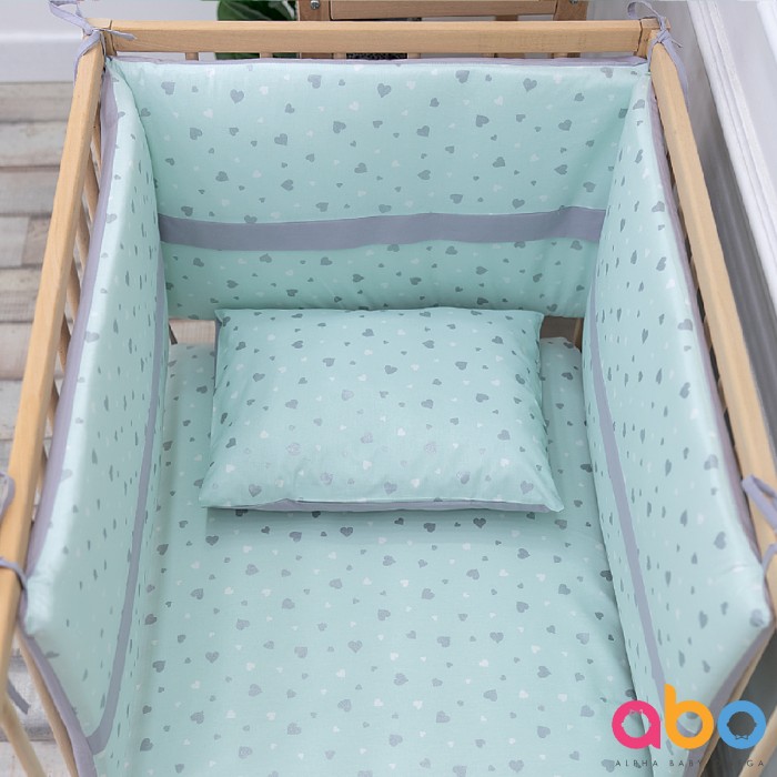 Abo Σετ προίκας 3 τμχ 70*140 Heart