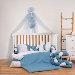 Abo Σετ προίκας 9 τμχ 70*140 Sky Blue