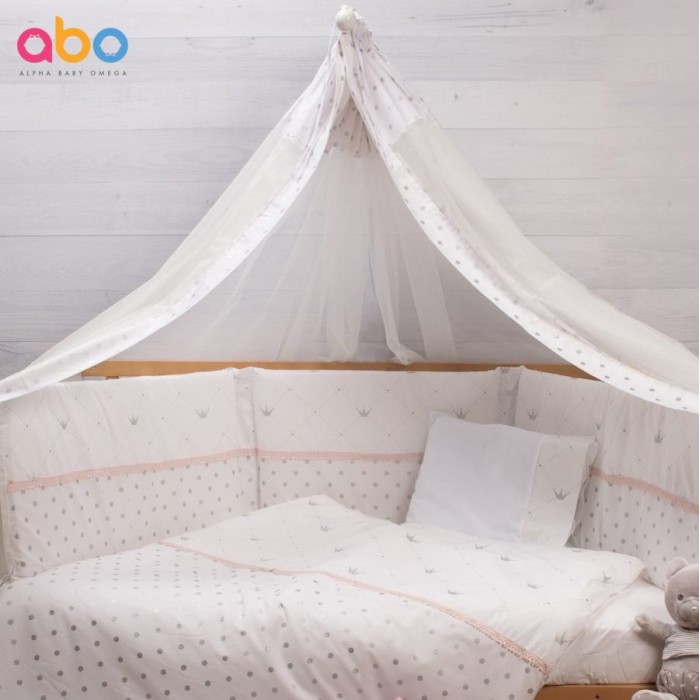 Abo Σετ προίκας 9τμχ 70*140 Queens Crown