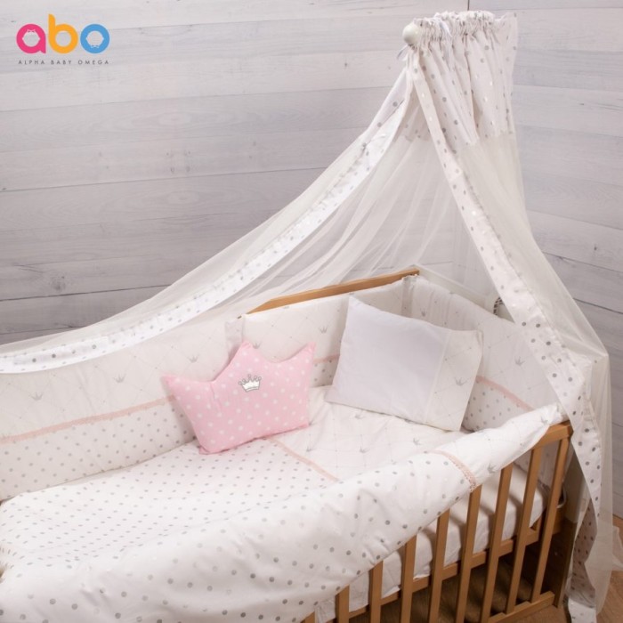 Abo Σετ προίκας 9τμχ 70*140 Queens Crown