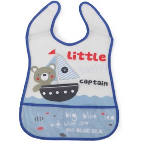 Αδιάβροχη Σαλιάρα Happy Meal Μπλε 1004 Cangaroo Αδιάβροχη Σαλιάρα Happy Meal Μπλε 1004 Cangaroo