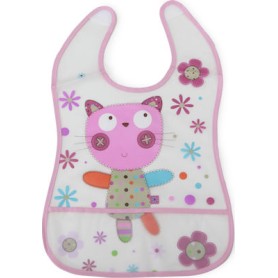 Αδιάβροχη Σαλιάρα Happy Meal Ροζ 1004 Cangaroo Αδιάβροχη Σαλιάρα Happy Meal Ροζ 1004 Cangaroo