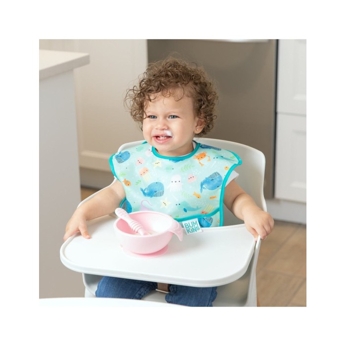 Αδιάβροχη Σαλιάρα Superbib Ωκεάνια Ζωή Bumkins Αδιάβροχη Σαλιάρα Superbib Ωκεάνια Ζωή Bumkins