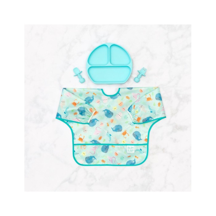 Αδιάβροχη Σαλιάρα Superbib Ωκεάνια Ζωή Bumkins Αδιάβροχη Σαλιάρα Superbib Ωκεάνια Ζωή Bumkins