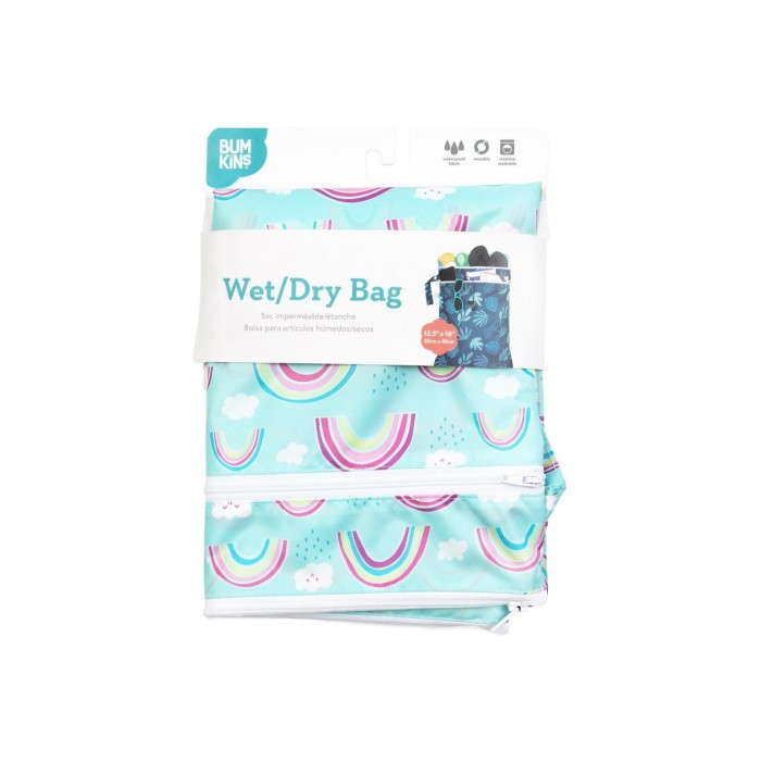 Αδιάβροχο Τσαντάκι Ουράνια Τόξα Bumkins Αδιάβροχο Τσαντάκι Ουράνια Τόξα Bumkins