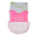 Αδιάβροχη Σαλιάρα Glam Ροζ Cangaroo