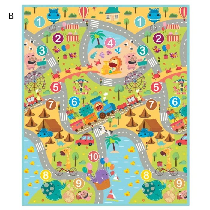 Αδιάβροχο Χαλί Δραστηριοτήτων 2 όψεις  Dream 180 X 150 X 1cm Marcus & Marcus