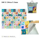 Αδιάβροχο Χαλί Δραστηριοτήτων Love Counting & OutDoor 180 X 150 X 0.5 cm Marcus & Marcus