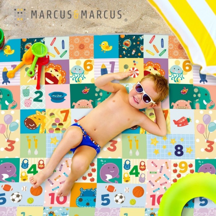 Αδιάβροχο Χαλί Δραστηριοτήτων Love Counting & OutDoor 180 X 150 X 0.5 cm Marcus & Marcus