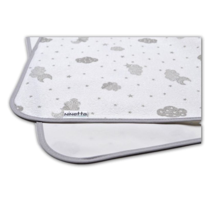 Αδιάβροχο Σελτεδάκι Με Σχεδια Γκρι 45 x 65cm Ninetta Bebe