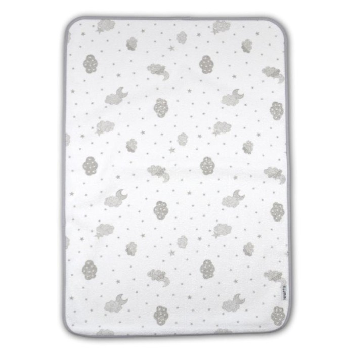 Αδιάβροχο Σελτεδάκι Με Σχεδια Γκρι 60 x 90cm Ninetta Bebe