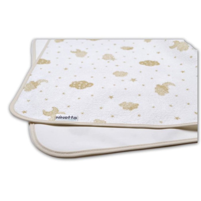 Αδιάβροχο Σελτεδάκι Με Σχεδια Μπεζ 60 x 90cm Ninetta Bebe