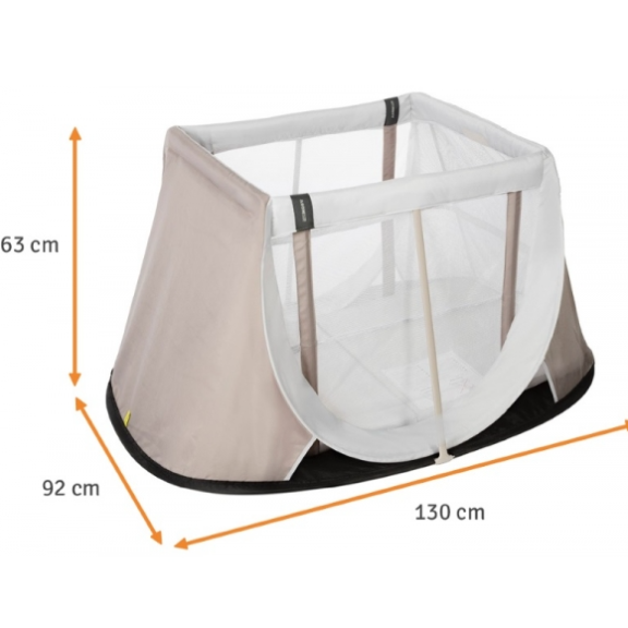 AeroMoov Instant Travel Cot: Αναδιπλούμενο παρκοκρέβατο White Sand