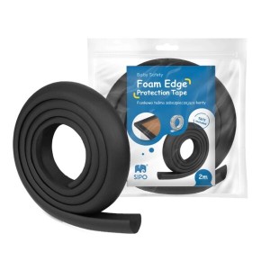 Αφρώδες Προστατευτικό Ρολό Επιφανειών Μαύρο Sipo