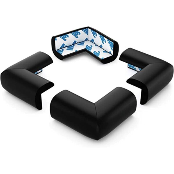 Αφρώδη Προστατευτικά Για Γωνίες Μαύρο 4τμχ Sipo