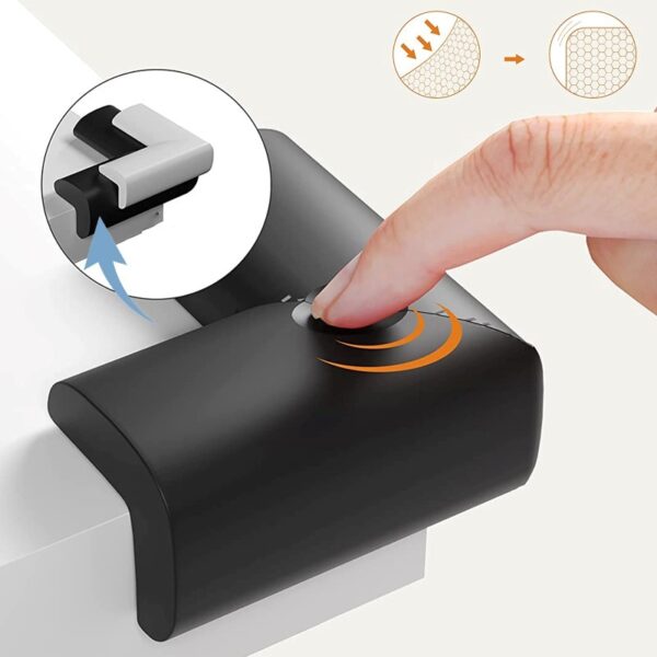 Αφρώδη Προστατευτικά Για Γωνίες Μαύρο 4τμχ Sipo