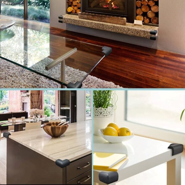 Αφρώδη Προστατευτικά Για Γωνίες Μαύρο 4τμχ Sipo