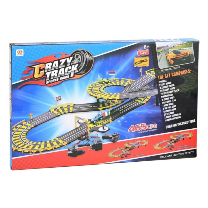 Αυτοκινητόδρομος Μπαταρίας 465cm Με Κατευθυνόμενα Αμαξάκια 8518 Martin Toys