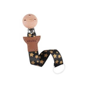 Akuku Κλιπ Πιπίλας Χρυσά Αστέρια