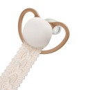 Akuku Κλιπ Πιπίλας Premium Κρεμ