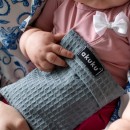 Akuku Θερμοφόρα Με Κουκούτσια Από Κεράσι 13x16cm Γκρι